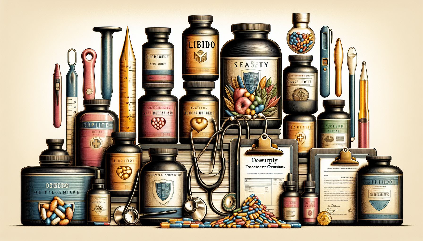 Natural libido supplements, capsules, and herbal extracts for boosting sexual desire and health